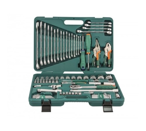 JONNESWAY S04H52478S Набор инструмента универсальный 1/4", 1/2"DR, 78 предметов JONNESWAY S04H52478S Набор инструмента универсальный 1/4", 1/2"DR, 78 предметов