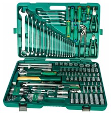 JONNESWAY (S04H524127S) Набор инструмента универсальный 1/2" и 1/4" DR, 127 предметов