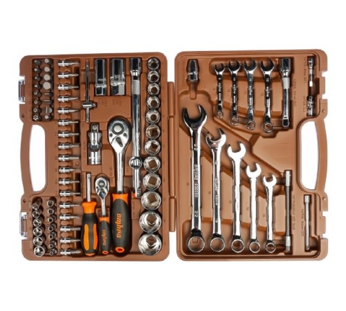 Ombra OMT82S Набор инструмента универсальный 1/4", 1/2"DR, 82 предмета Ombra OMT82S Набор инструмента универсальный 1/4", 1/2"DR, 82 предмета