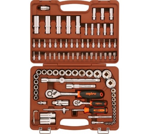 Ombra OMT94S Набор инструмента универсальный 1/4", 1/2"DR, 94 предмета Ombra OMT94S Набор инструмента универсальный 1/4", 1/2"DR, 94 предмета