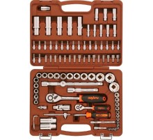 Ombra OMT94S12 Набор инструмента универсальный 1/4", 1/2"DR с головками торцевыми 12-гранными 1/2"DR, 94 предмета