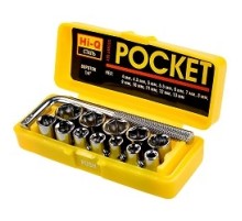 Набор STAYER Торцовые головки "MASTER" POCKET в пласт боксе, 13 предметов [2-26089-H13]