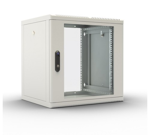 Шкаф коммутационный ЦМО ШРН-М-12.500.1 12U 600x456мм пер.дв.металл 50кг серый Шкаф коммутационный ЦМО ШРН-М-12.500.1 12U 600x456мм пер.дв.металл 50кг серый