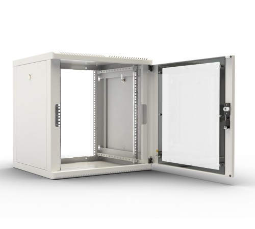Шкаф коммутационный ЦМО ШРН-М-12.500.1 12U 600x456мм пер.дв.металл 50кг серый Шкаф коммутационный ЦМО ШРН-М-12.500.1 12U 600x456мм пер.дв.металл 50кг серый