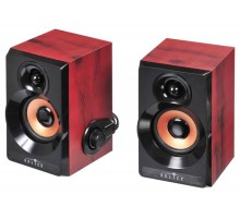 Колонки Оклик OK-161 2.0 темное дерево 6Вт