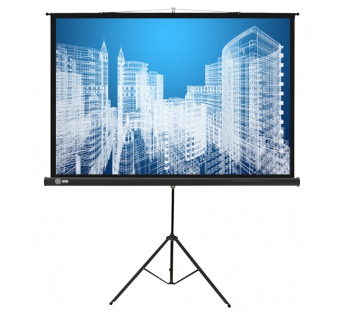 Экран Cactus 104.4x186см Triscreen CS-PST-104x186 16:9 напольный рулонный черный