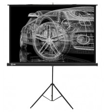 Экран Cactus 124.5x221см Triscreen CS-PST-124x221 16:9 напольный рулонный черный
