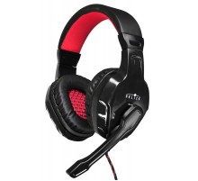 Наушники с микрофоном Оклик HS-L320G Phoenix черный 1.9м мониторные оголовье (NO-3000)