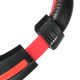 Наушники с микрофоном Оклик HS-L200 черный/красный 2м мониторные оголовье (Y-819)