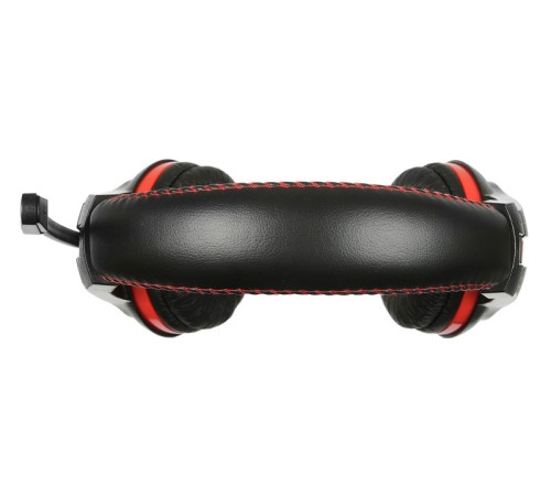 Наушники с микрофоном Оклик HS-L200 черный/красный 2м мониторные оголовье (Y-819) Наушники с микрофоном Оклик HS-L200 черный/красный 2м мониторные оголовье (Y-819)