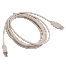 Кабель Buro USB2.0-AM/BM-3 USB A(m) USB B(m) 3м серый