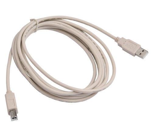 Кабель Buro USB2.0-AM/BM-3 USB A(m) USB B(m) 3м серый Кабель Buro USB2.0-AM/BM-3 USB A(m) USB B(m) 3м серый