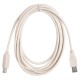 Кабель Buro USB2.0-AM/BM-3 USB A(m) USB B(m) 3м серый