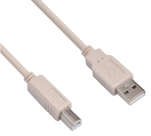 Кабель Buro USB2.0-AM/BM-3 USB A(m) USB B(m) 3м серый Кабель Buro USB2.0-AM/BM-3 USB A(m) USB B(m) 3м серый