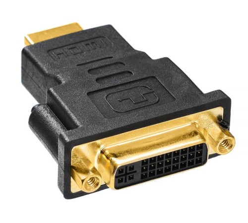 Переходник Buro HDMI-19M-DVI-I(F)-ADPT DVI-I(f) HDMI (m) черный Переходник Buro HDMI-19M-DVI-I(F)-ADPT DVI-I(f) HDMI (m) черный