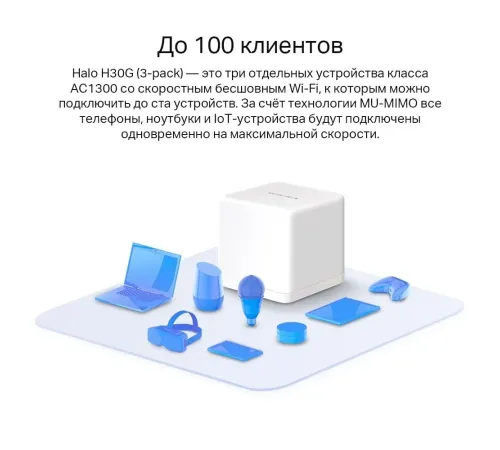 MESH система Mercusys Halo H30G(2-pack)