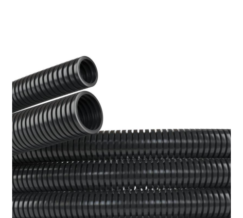 Труба гофрированная ПА 6 d29мм dвнутр.28.3мм dвнешн.34.5мм без протяжки ПВ-2 черн. (уп.25м) DKC PA60