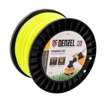 Denzel Леска для триммера квадрат, 2,7м х 138м, на DIN катушке FLEX CORD [96293]
