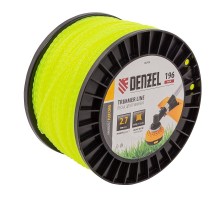 Denzel Леска для триммера витой квадрат, 2,7мм х 196м, на DIN катушке FLEX CORD [96299]