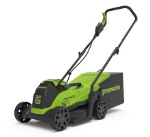 Greenworks GD24LM33 Газонокосилка аккумуляторная , 24V, 33 см, бесщеточная, без АКБ и ЗУ [2516107]