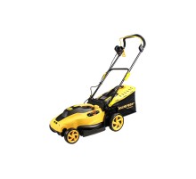 CHAMPION Газонокосилка эл. EM3815 { 1,6 кВт пласт+ткань травосб. 45л  шир.380мм выс.20-70мм, 11,5кг }