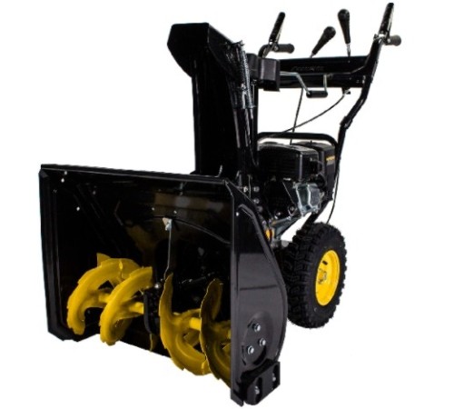 CHAMPION Снегоуборщик ST661 { 6,5лс 61см 4F/1R колеса 3,6л 61,5кг руч.стартер }