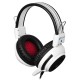Наушники с микрофоном Оклик HS-G300 ARMAGEDDON белый/черный 2.3м мониторные оголовье (361558)