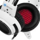 Наушники с микрофоном Оклик HS-G300 ARMAGEDDON белый/черный 2.3м мониторные оголовье (361558)