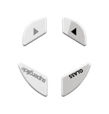 Стеклянные глайды (ножки) для мыши Superglide для Glorious Model D [White]