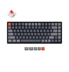 Беспроводная механическая клавиатура Keychron K2, 84 клавиши, алюминиевый корпус, RGB подсветка, Hot-Swap, Gateron Red Switch
