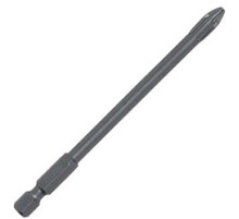 Биты KRAFTOOL "EXPERT" торсионные кованые, обточенные, Cr-Mo сталь, тип хвостовика E 1/4", PH2, 100мм, 1шт [26121-2-100-1]