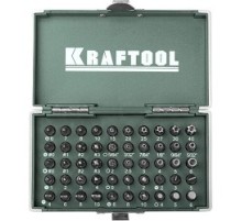 KRAFTOOL Набор Биты "EXPERT" "X-Drive", кованые, торсионные, Cr-Mo, система насечек "NSS", 50 предмета, в боксе [26065-H50]