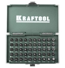 KRAFTOOL Набор Биты "EXPERT" "X-Drive", кованые, торсионные, Cr-Mo, система насечек "NSS", 50 предмета, в боксе [26065-H50]