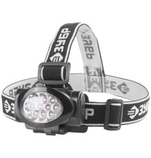 Фонарь ЗУБР "МАСТЕР" налобный светодиодный, 10Ultra LED, матричный рефлектор, 3 режима, 3ААА [56438]