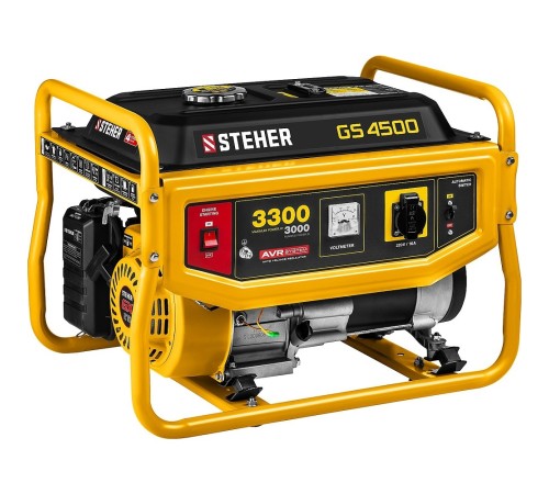 STEHER Бензиновый генератор, 3300 Вт [GS-4500]