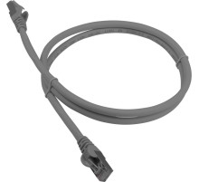 Патч-корд LANMASTER LSZH FTP кат.6A, 1.0 м, серый (LAN-PC45/S6A-1.0-GY)