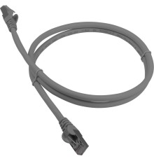 Патч-корд LANMASTER LSZH FTP кат.6A, 1.0 м, серый (LAN-PC45/S6A-1.0-GY)