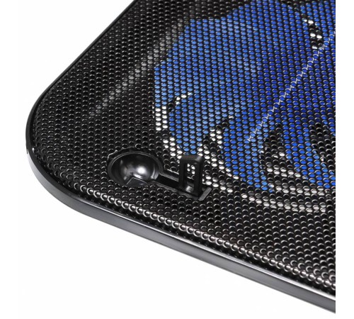 Подставка для ноутбука Buro BU-LCP140-B214H 14"338x255x22мм 1xUSB 2x 140ммFAN 480г металлическая сетка/пластик черный