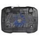 Подставка для ноутбука Buro BU-LCP156-B114 15.6"357x265x33мм 1xUSB 1x 140ммFAN 345г металлическая сетка/пластик черный