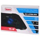 Подставка для ноутбука Buro BU-LCP156-B114 15.6"357x265x33мм 1xUSB 1x 140ммFAN 345г металлическая сетка/пластик черный