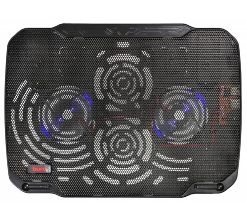 Подставка для ноутбука Buro BU-LCP156-B208 15.6"355x260x21мм 2xUSB 2x 80ммFAN 560г металлическая сетка/пластик черный Подставка для ноутбука Buro BU-LCP156-B208 15.6"355x260x21мм 2xUSB 2x 80ммFAN 560г металлическая сетка/пластик черный