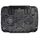 Подставка для ноутбука Buro BU-LCP156-B208 15.6"355x260x21мм 2xUSB 2x 80ммFAN 560г металлическая сетка/пластик черный