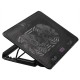 Подставка для ноутбука Buro BU-LCP156-B214H 15.6"355x255x30мм 2xUSB 2x 140ммFAN 900г металлическая сетка/пластик черный