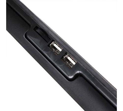 Подставка для ноутбука Buro BU-LCP156-B214H 15.6"355x255x30мм 2xUSB 2x 140ммFAN 900г металлическая сетка/пластик черный Подставка для ноутбука Buro BU-LCP156-B214H 15.6"355x255x30мм 2xUSB 2x 140ммFAN 900г металлическая сетка/пластик черный