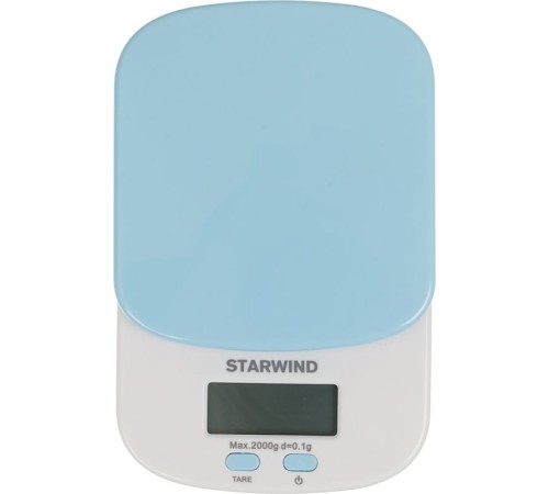Весы кухонные электронные Starwind SSK2156 макс.вес:2кг голубой Весы кухонные электронные Starwind SSK2156 макс.вес:2кг голубой