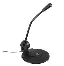 Микрофон проводной Оклик MP-M009B 1.8м черный