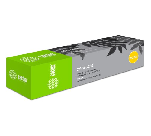 Картридж лазерный Cactus CS-WC232 006R01046 черный (32000стр.) для Xerox WC 232/238/245/255/5030