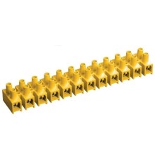 Iek UZV7-005-04 Зажим винтовой ЗВИ-5 н/г 1,5-4,0мм2 12пар ИЭК желтые