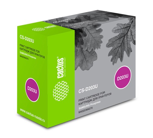 Картридж лазерный Cactus CS-D203U MLT-D203U черный (15000стр.) для Samsung ProXpress M4020/M4070