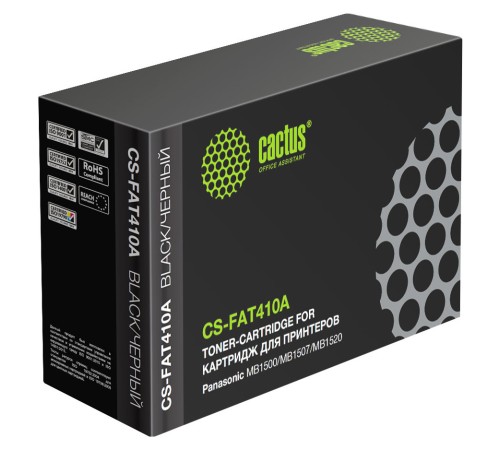 Картридж лазерный Cactus CS-FAT410A KX-FAT410A7 черный (2500стр.) для Panasonic MB1500/MB1507/MB1520